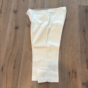 Coldwater Creek White Cropped Trousers